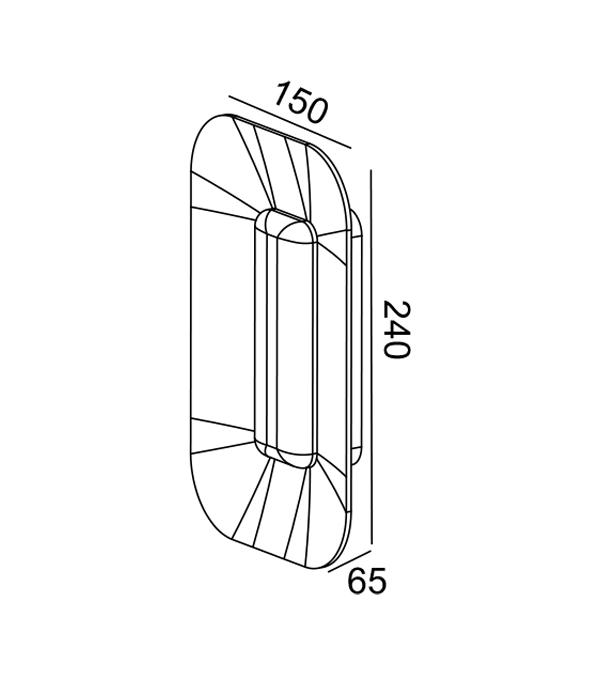چراغ دیواری تخم مرغ آب پز HR60761 چراغ دیواری تخم مرغ آب پز HR60761