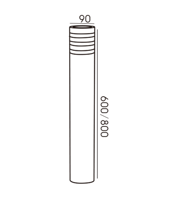 90 دایره ای سه لایه چراغ باغی شفاف HR60063-600 90 دایره ای سه لایه چراغ باغی شفاف HR60063-600