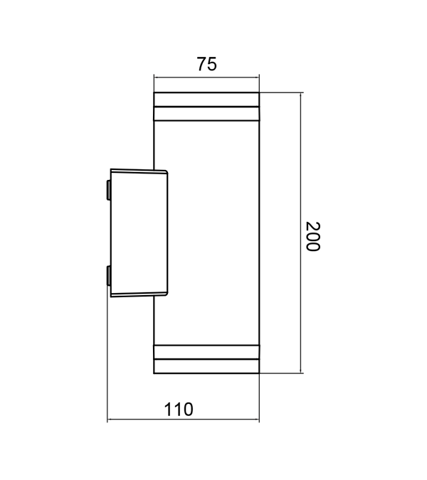 چراغ دیواری آبی 75LED HR60278-ZGB چراغ دیواری آبی 75LED HR60278-ZGB