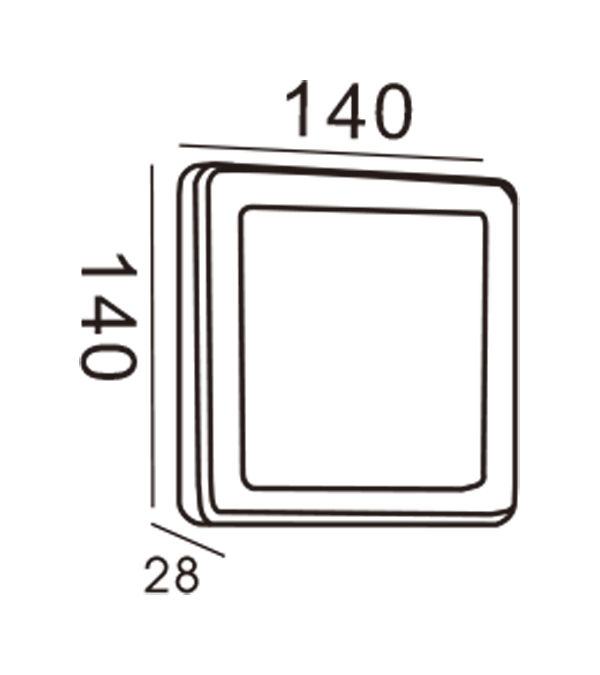 Apple Wall Light-Rectangle HR20012 Apple Wall Light-Rectangle HR20012